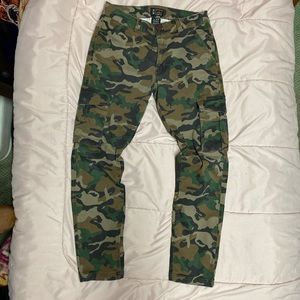 Stitches and rivets camp pants